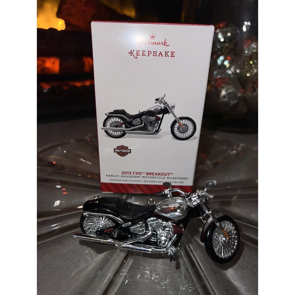 Hallmark Keepsake Christmas Ornament Harley Davidson 2013 CVO Breakout